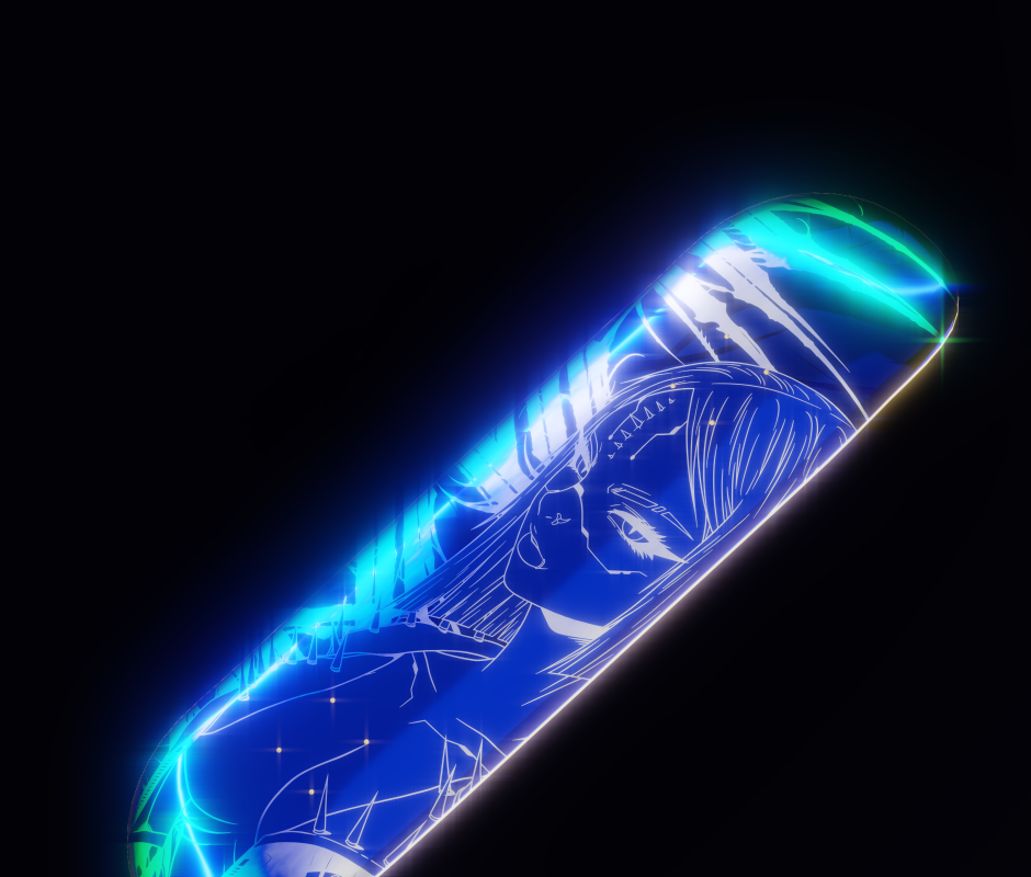 Skate deck mítico de Zarynthia